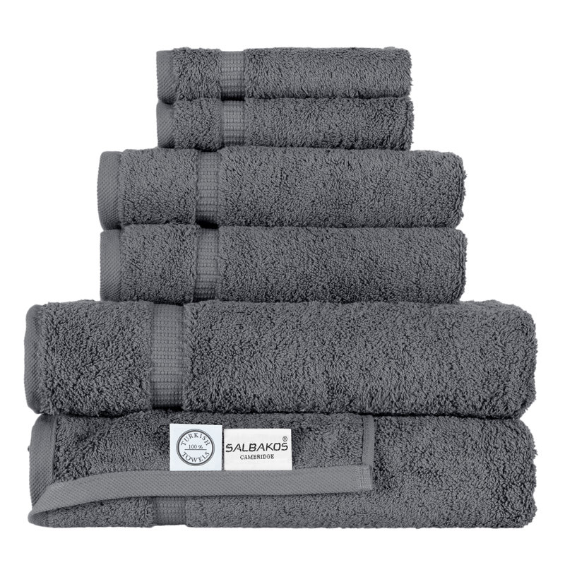 Flatto 6 Piece Turkish Cotton Towel Set