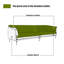 Canapé modulaire kaki en cuir véritable-1239076473-1239076478