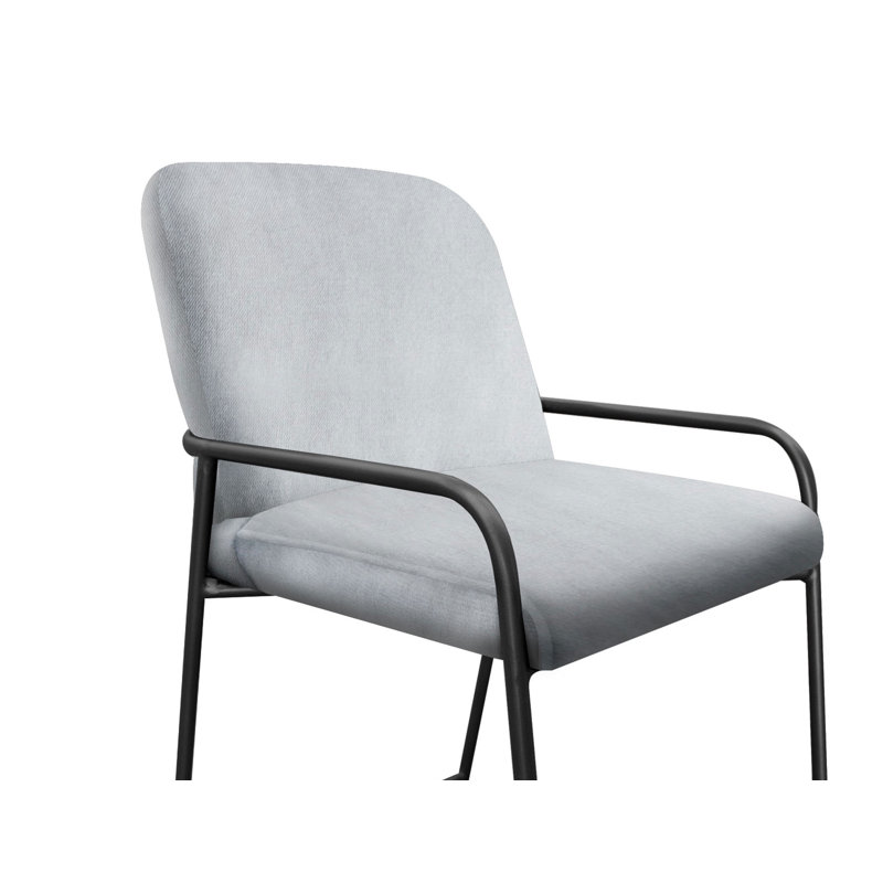 Tabouret de comptoir Eliza 24, Polyester beige