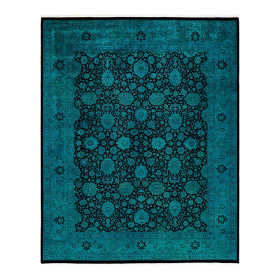 Holsworth One-of-a-Kind 8' 3" X 10' 5" New Age Wool Area Rug Blue