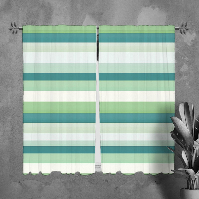 Wordie Room Darkening Curtain Pair, 20" W x 61" L