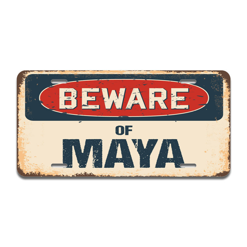 Cadre en aluminium Beware of Maya