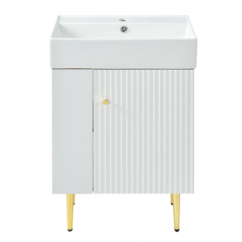 Meuble-lavabo de 21,6 po avec armoire seulement (lavabo non inclus)