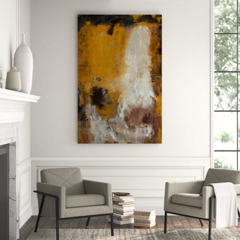 Mixed Maize Print by Samuel Kane, Knife Gel, 61" H x 40" W