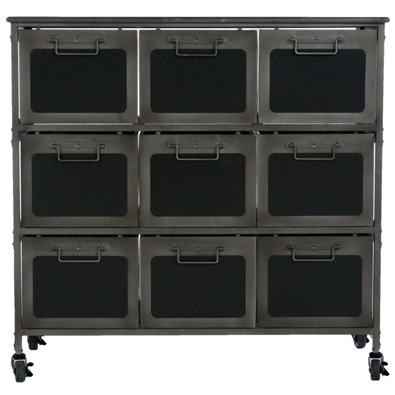 Tamalpais Iron 89cm W 9 - Drawer Chest of Drawers
