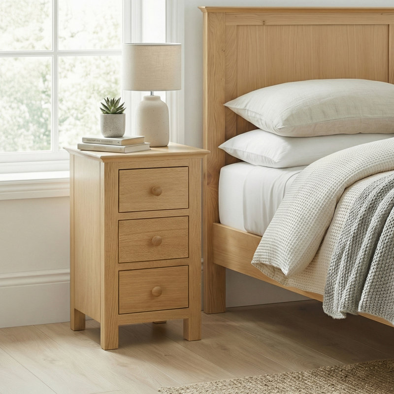 Bankey 34 cm W Bedside Table