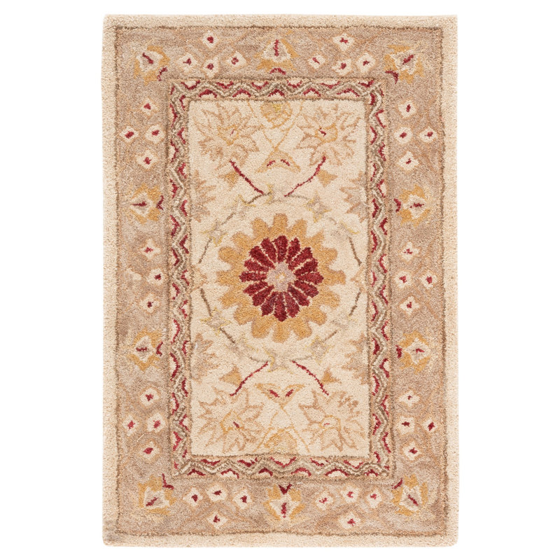 Tingley Hand Tufted Wool Pile Oriental Rug, Rectangle 2' x 3'