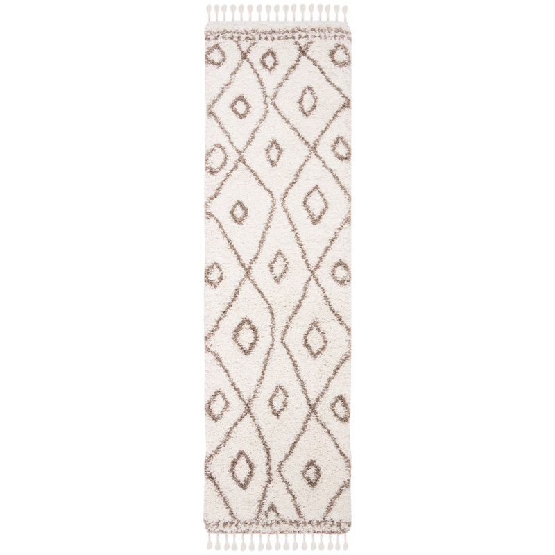 Tapis à performance géométrique Imraan, Tapis de couloir 2 pi 2 po x 8 pi