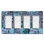 Nature Themed 4 - Gang Rocker Standard Wall Plate