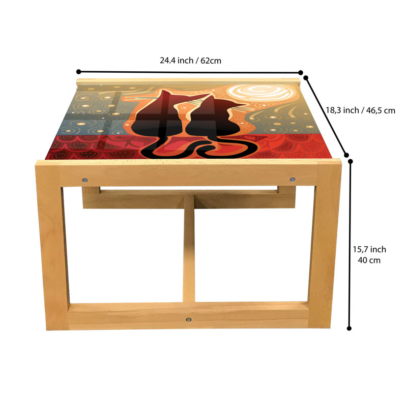 Jaithen Sled Coffee Table, 40cm H x 46.5cm W x 62cm D