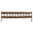 16'' H x 48'' W Brown Wood
