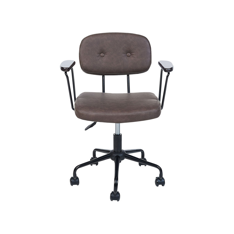 Schererville Office Chair, Dark Brown