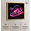 Reproduction d'art sur toile rose néon rose par Art Remedy-107776150-107776159