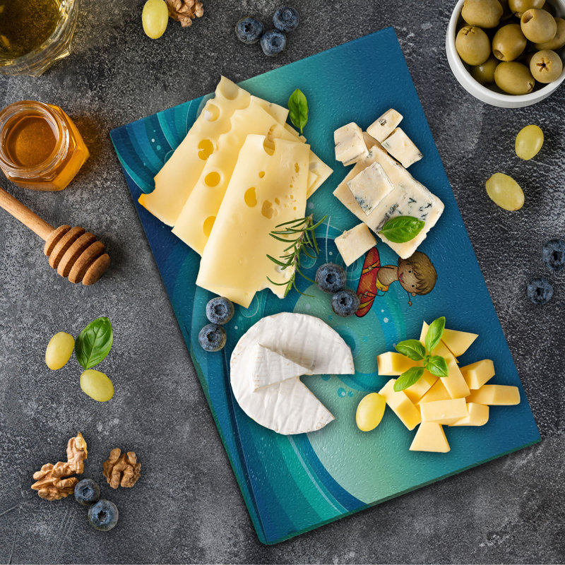 Planche à découper en verre trempé Ambesonne