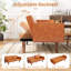 Canapé-lit simple en similicuir Hamman-1164331204