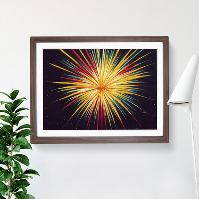 An Enchanting Firework - Framed Print