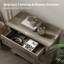 Commode 3 tiroirs avec poignée rétro pour chambre à coucher, salon, couloir-891560712