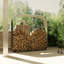 Étagère de rangement pour bois de chauffage en acier galvanisé Outsunny
