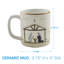 Ensemble de 4 tasses Split P Away In a Manger