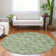 Premium Machine Washable Prisco Green Rug