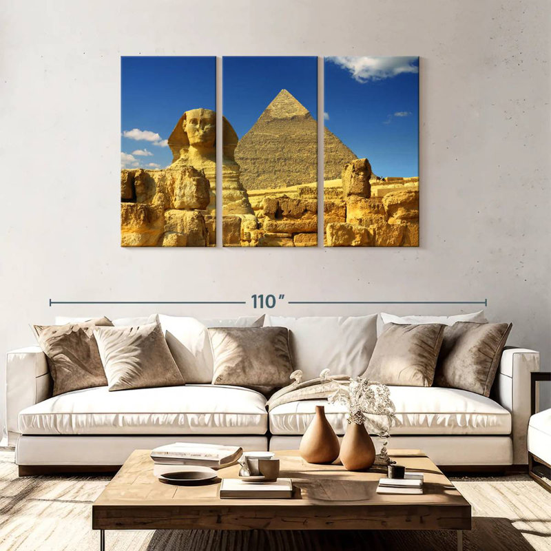 Adella Sphinx In Giza, 48" H x 74" W