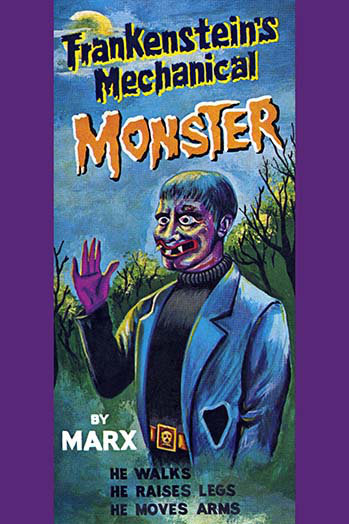 « mecanique monster », art mural frankenstein