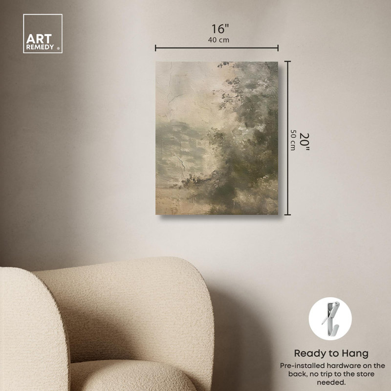Impression sur toile «Impressionnisme perdu» par Art Remedy, Toile tendue, H 20 po x l 16 po