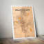 Oklahoma City Map - No Frame Print-700015882