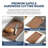 33 x 22 x 9 Inch Drop-In Kitchen Sink, Single Bowl Topmount w/ Pull-Out Faucet, Cutting Board, Dish/Drying Rack-124391557