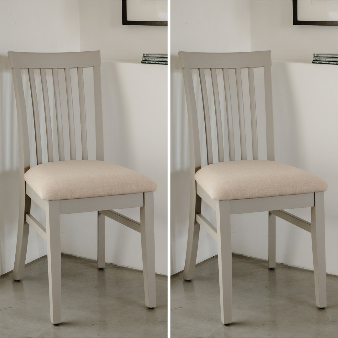 Bayou 45cm H Upholstered Slat Back Side Chair