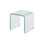 Brendon Glass Top Sled Nesting Tables