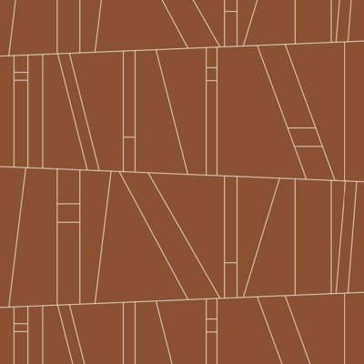 Rouleau de papier peint adhésif L 10 pi x l 25 po Kazi
