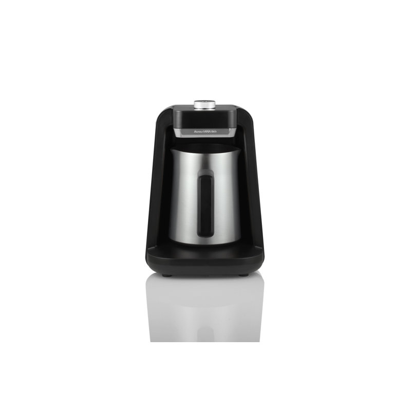 Arzum Okka Rich Spin Pro Turkish Coffee And Hot Beverage Maker, Velvetiser, Milk Frother, 120v, 5 Cups, Stainless Steel Cooking Pot