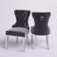 Chaise d'appoint rembourrée en velours Sydnie-1296681850