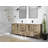 Malibu 84'' Double Bathroom Vanity with Top-76007455