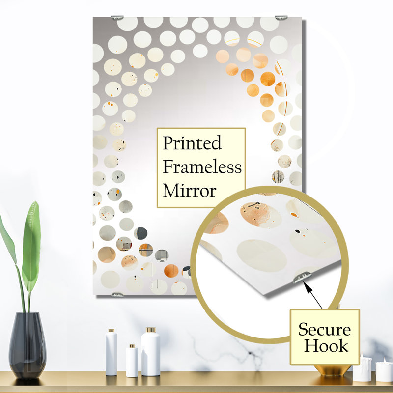 Mancillas - Miroirs muraux décoratifs Paysages abstraits, 32 po x 24 po