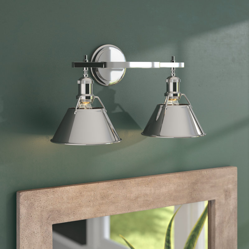 Weatherford 2 - Light Dimmable Vanity Light, Chrome, Chrome