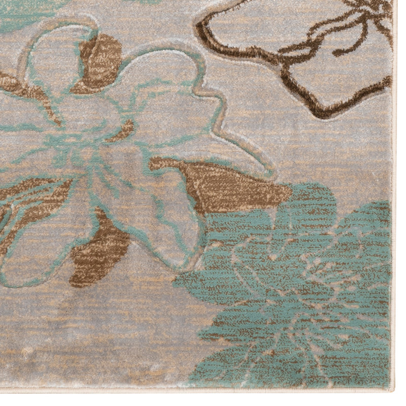 Tapis ivoire Carlee, Tapis de couloir 2 pi 6 po x 8 pi