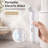 WOWER 2.5L Multi-functional Portable Bidet Sprayer with Filtration Head for Home & Travel Universal Toilet with Adjustable Dual-Speed Water Flow, Personal Handheld Bidet for RV, Camping, Bathroom, Men, Feminine Care, and Elderly Assistance