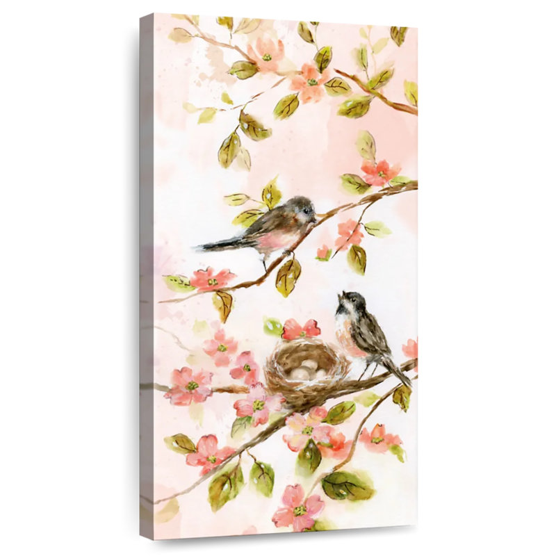 Blushing Birds I
