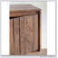 Meuble télé 55 po x 16 po x 22,5 po avec 2 portes en bois recyclé
