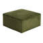 Velours côtelé olive avec un design contemporain et une fonction polyvalente, carrée en velours côtelé de 30,25 po x 17,37 po, offrant une assise décorative confortable, taille-1557564384