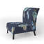 Fauteuil de chambre rembourré à motif floral Indigold