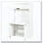 Compact Kitchen Pantry Buffet with Foldable Workstation-231609681