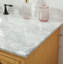 Hermes 48'' Single Bathroom Vanity with Carrara Marble Top-73360074