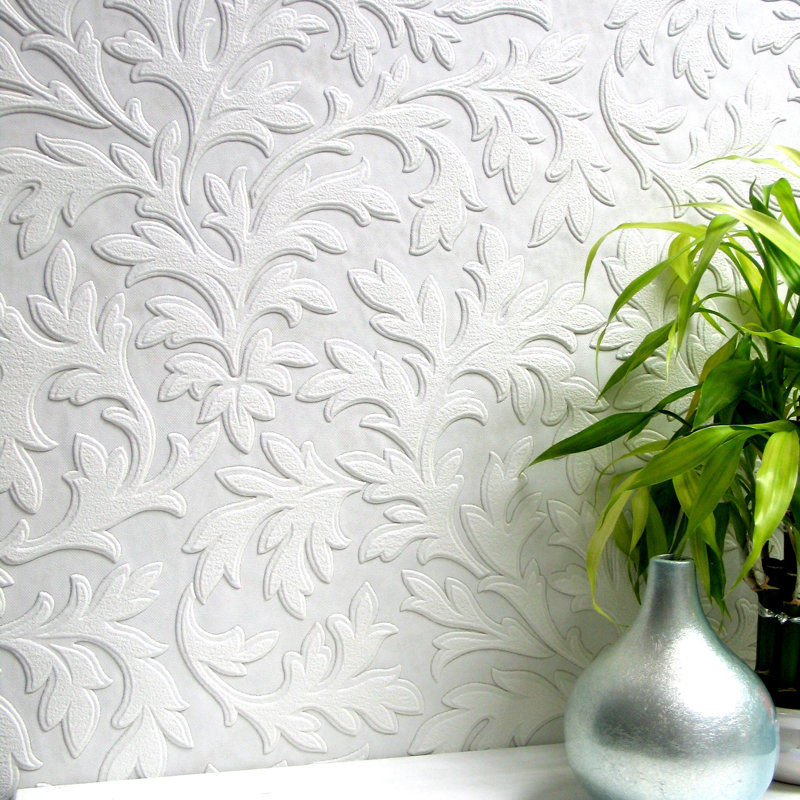 Rouleau de papier peint à volute haute 33 pi x 20,5 po Teller