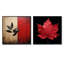 Red Red Ruby Reduction - ensemble de 2 feuilles carrées-2060537673-2060537672
