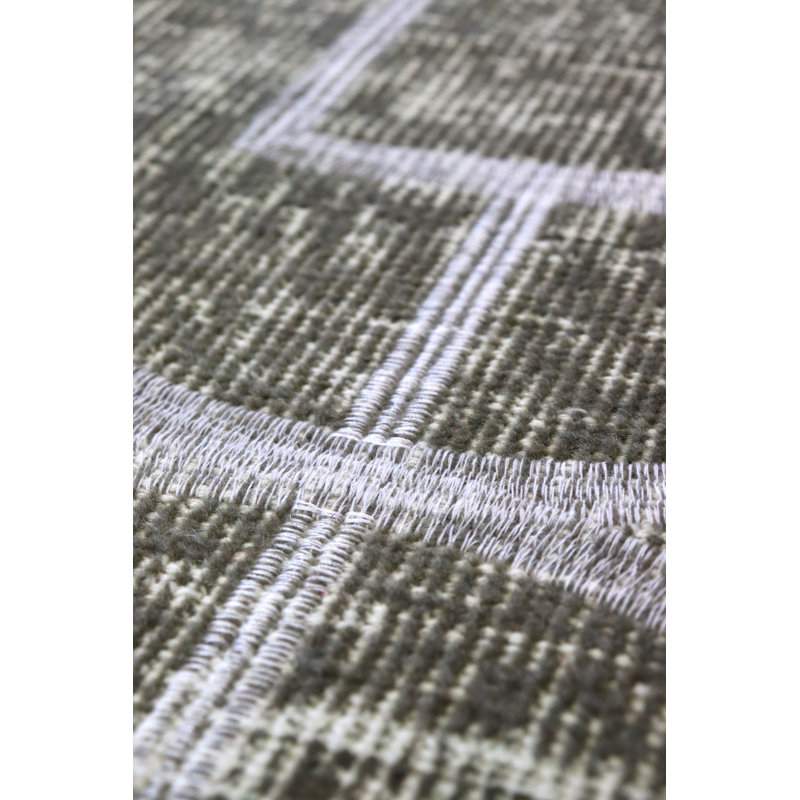 Embroidered Overdye One-of-a-Kind 5'5" x 9'1" Area Rug