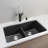 Diamond SILGRANIT 32" 50/50 Double Bowl Undermount Kitchen Sink with Low Divide-17599243
