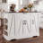 Four-Door Kitchen Island, Kitchen Trolley-1804752150